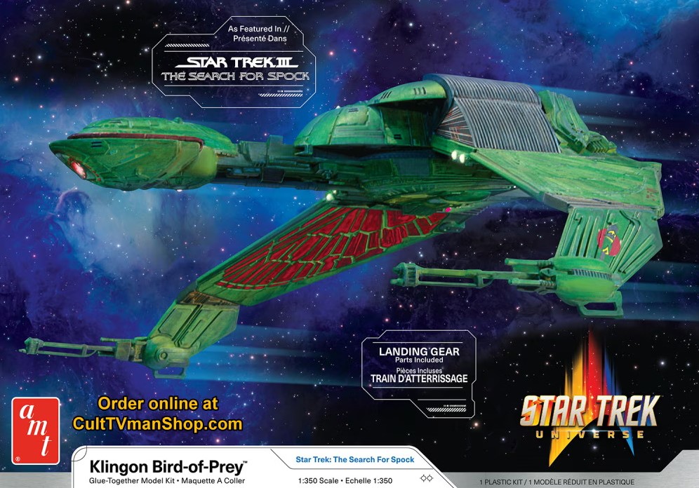 Unboxing of Klingon Bird of Prey from AMT (1:350 1400M 2023)