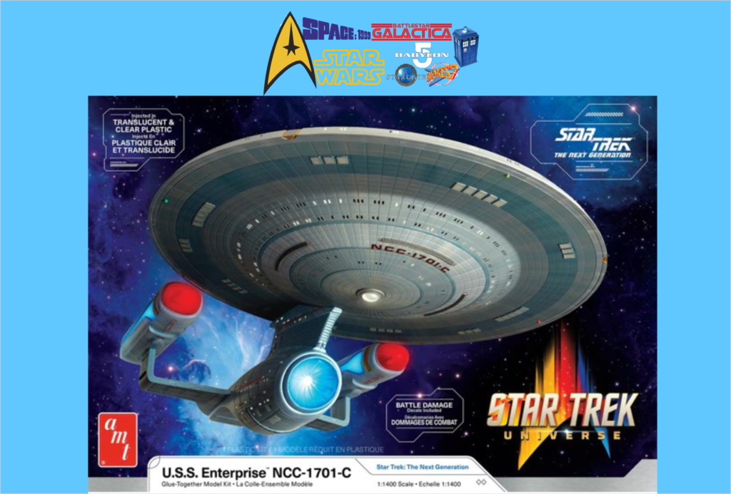 Unboxing of USS Enterprise NCC-1701-C from AMT 1332M 1:1400