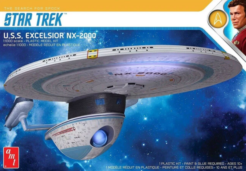 Unboxing of Star Trek Excelsior NCC 2000