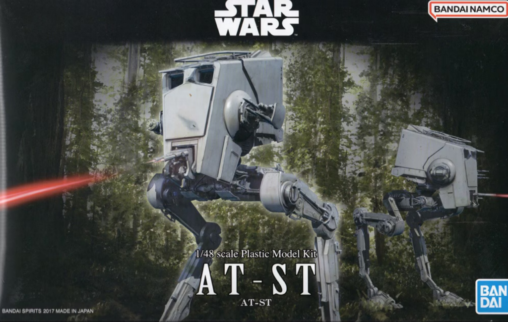 Unboxing of Star Wars AT-ST from Bandai Spirits n°5064105 Scale:1:48