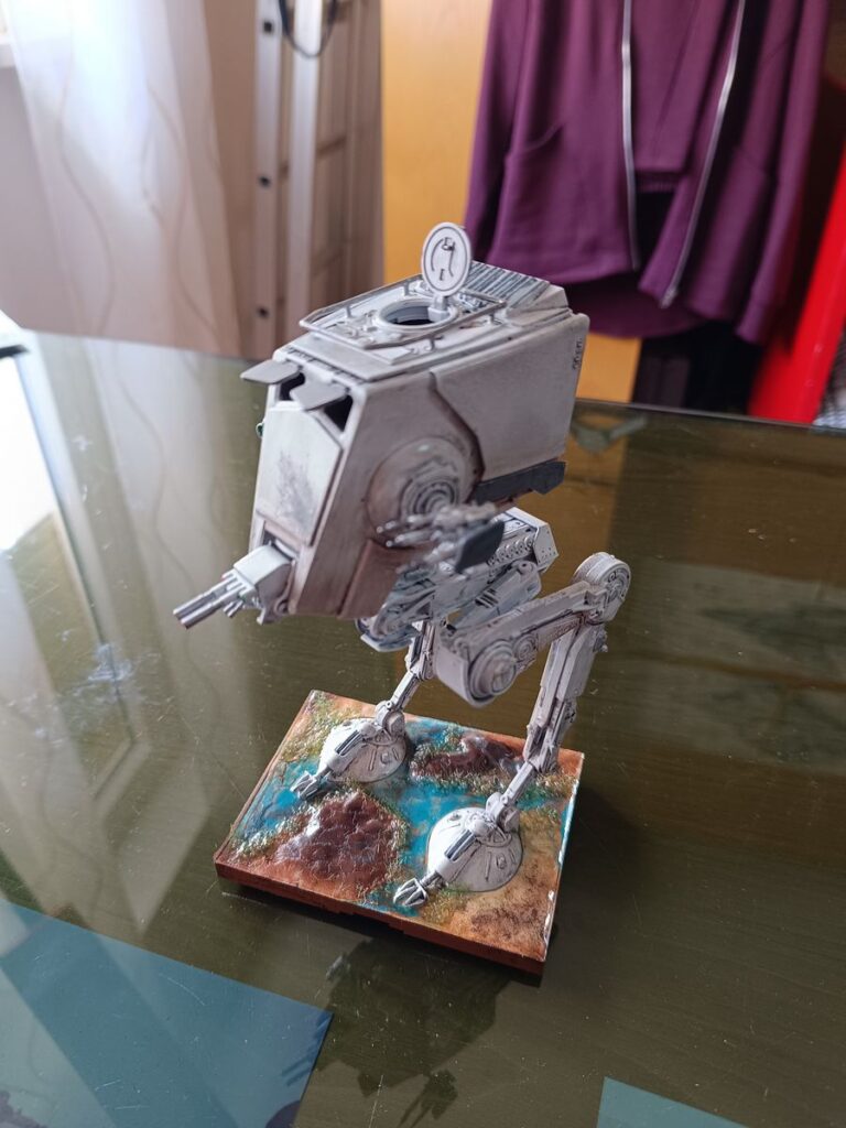 Building of Star Wars AT-ST from Bandai Spirits n°5064105 Scale:1:48