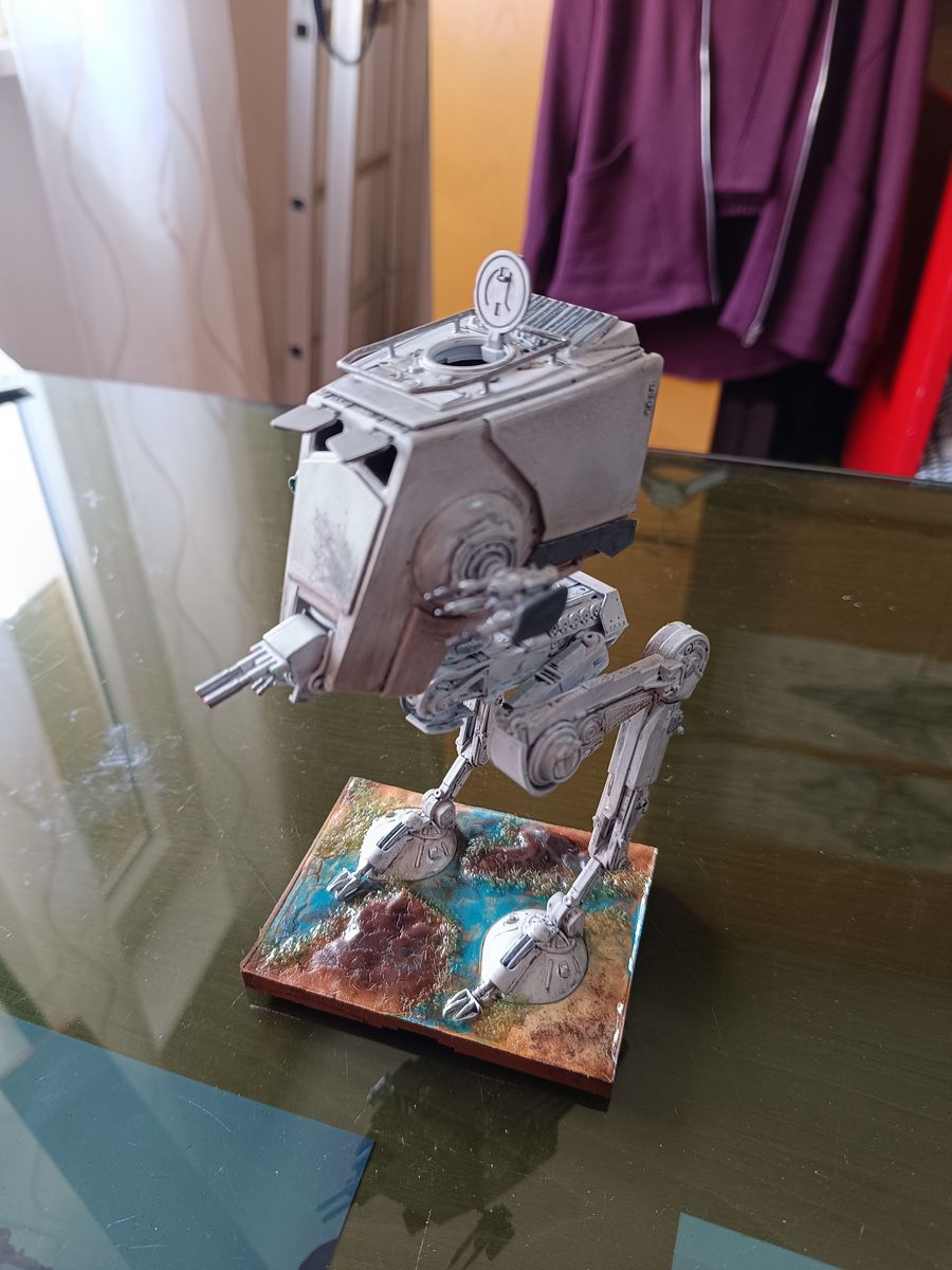 Building of Star Wars AT-ST from Bandai Spirits n°5064105 Scale:1:48